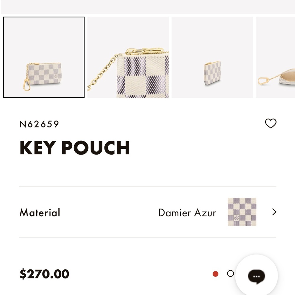 Louis Vuitton key pouch